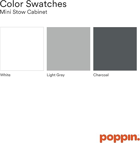 Miniatura 2 de Poppin Mini archivador rodante móvil - Negro con cojín de asiento negro. Dos cajones de bloqueo y una cerradura de llave. Dos llaves incluidas. Un