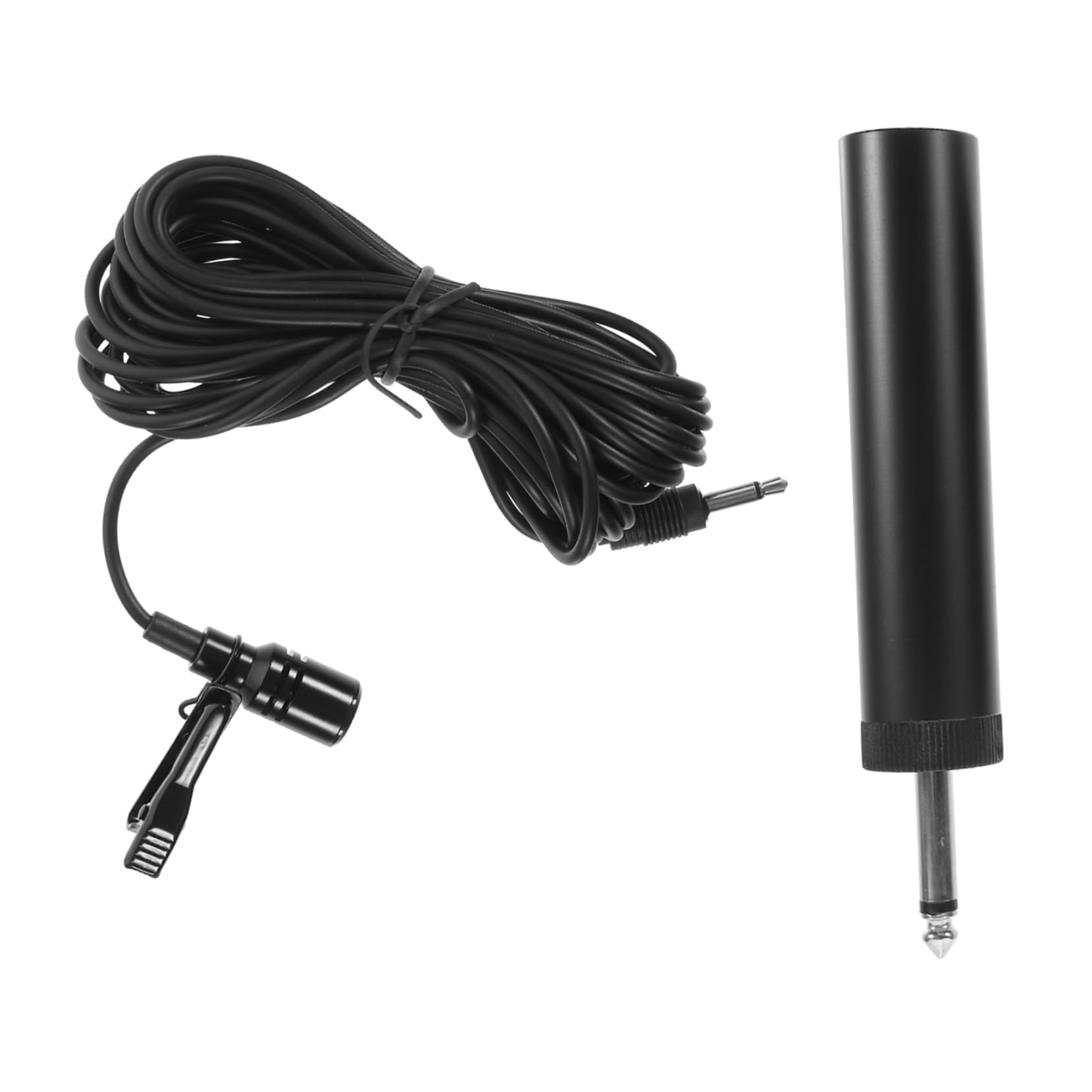 HANABASS 1Set Multi Purpose Lavalier Microphone Portable Wire Mic for Musical Instruments Noise Reduction Design for Performances and Podiums