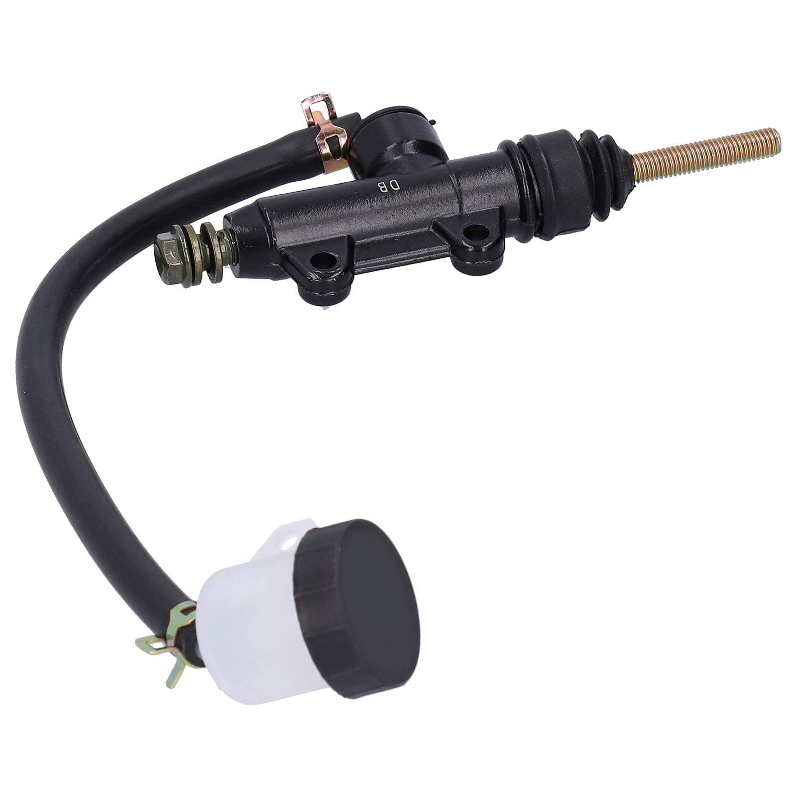 Levier de Frein au Pouce D'embrayage de Moto Ki, 7/8in Levier de Frein au Pouce D'embrayage de Moto Kit de Poignée de Cylindre de Pompe Principale Arrière en Alliage D'aluminium