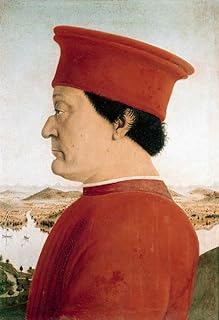 Feeling at home Quadro-su-Tela-Duca-di-Urbino-della-Francesca,-Piero-Figurativo-106_X_72cm