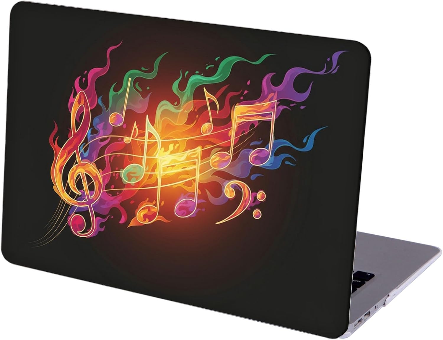 Compatible with MacBook Neo 13-inch, Hard Shell Case with Keyboard Cover and Screen Protector (A3404 A18 Pro chip, 2026 Release) - Music MC21549