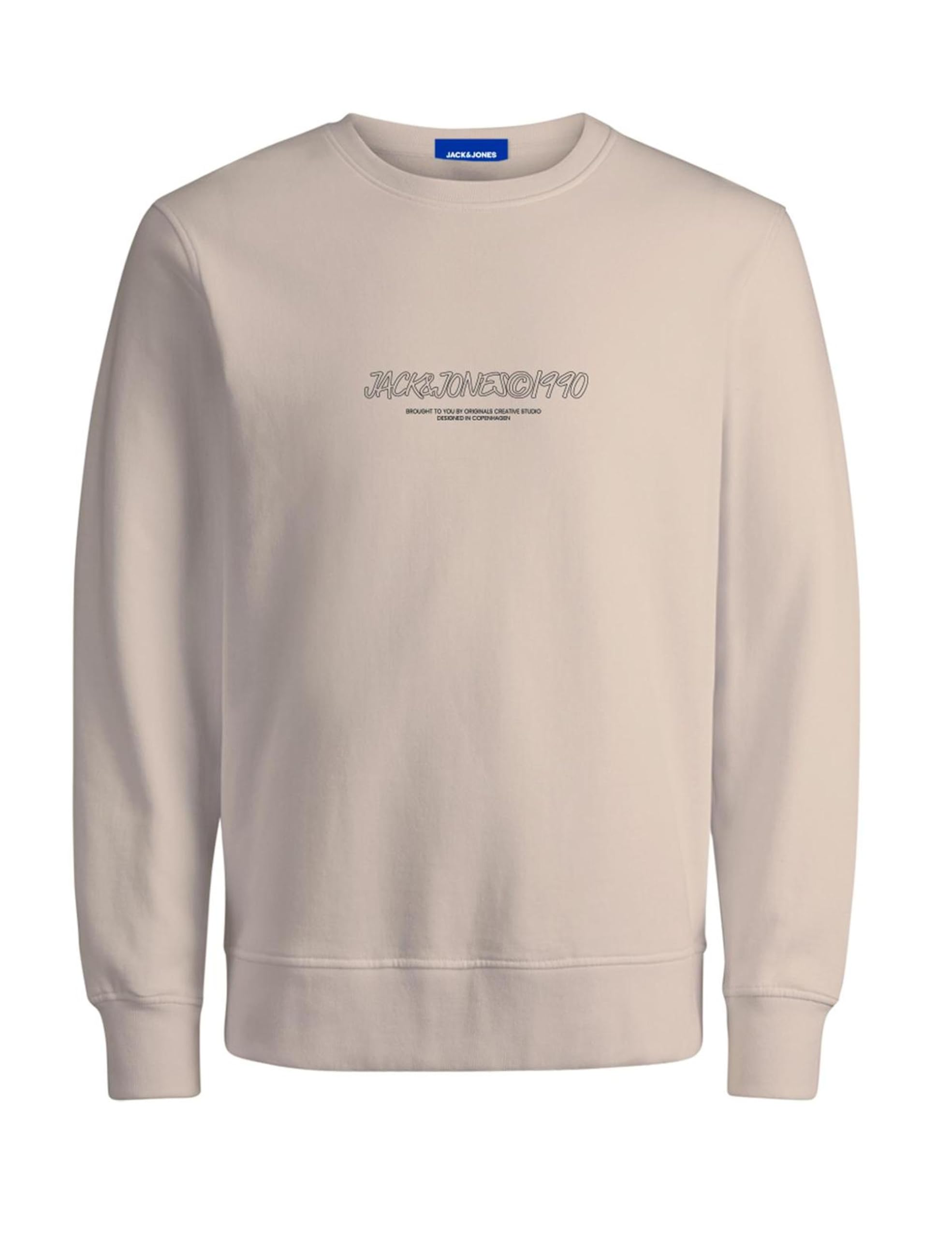 Jack & Jones Men's Buttercream Jorbronx Sweat Crew Fst, S