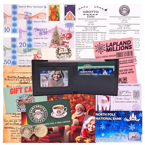 Santa's Lost Wallet Evidence Kit - Including an Actual Wallet -...