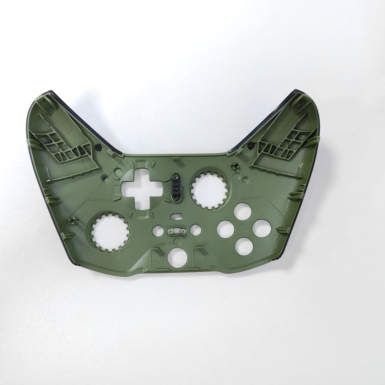Hzxkqmil Coque de Remplacement Boîtier Avant et Arrière Étui de Couvercle Personnalisée Accessoires pour Xbox Manette Elite Series 2, Vert Armée + Noir