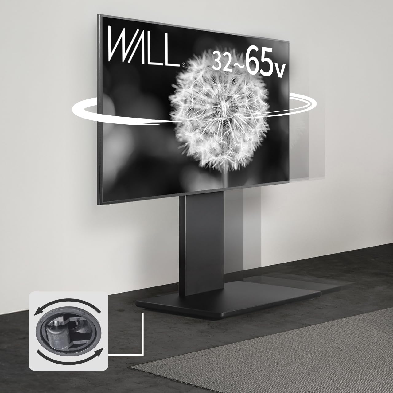 WALL B1 テレビスタンド Amazon｜WALL B1 テレビスタンド 隠しキャスター付き 首振り ロー
