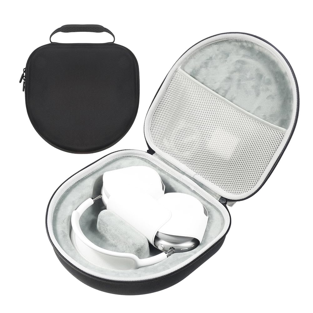 Custodia per cuffie in EVA resistente per Apple Air Pods Max, impermeabile e antiurto, con tasca in rete