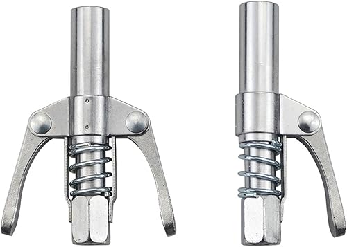 Miniatura 2 de Pistolas de engrase, acoplador de liberación rápida, asas dobles, pistolas de engrase, punta con 6 placas de bloqueo, ajuste de grasa de alta