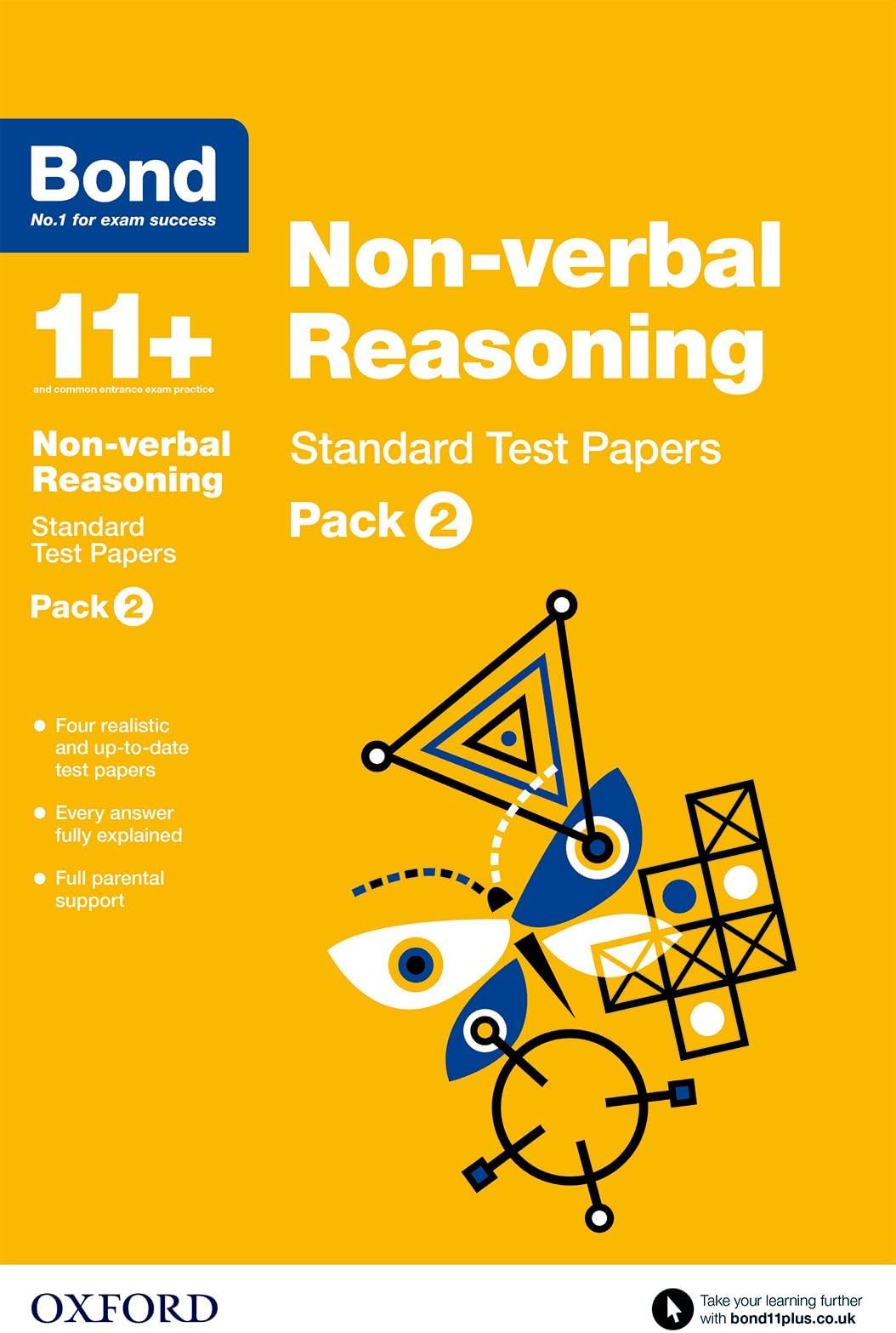 Bond 11+: Non-verbal Reasoning: Standard Test Papers: Pack 2