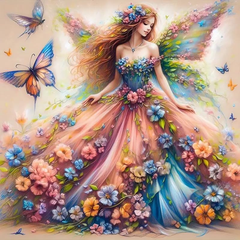 Image of TULIP N TURTLE Alice in Wonderland DIY 5D Diamond Painting Kit Round Drill Cross Stitch Pictures Arts Craft