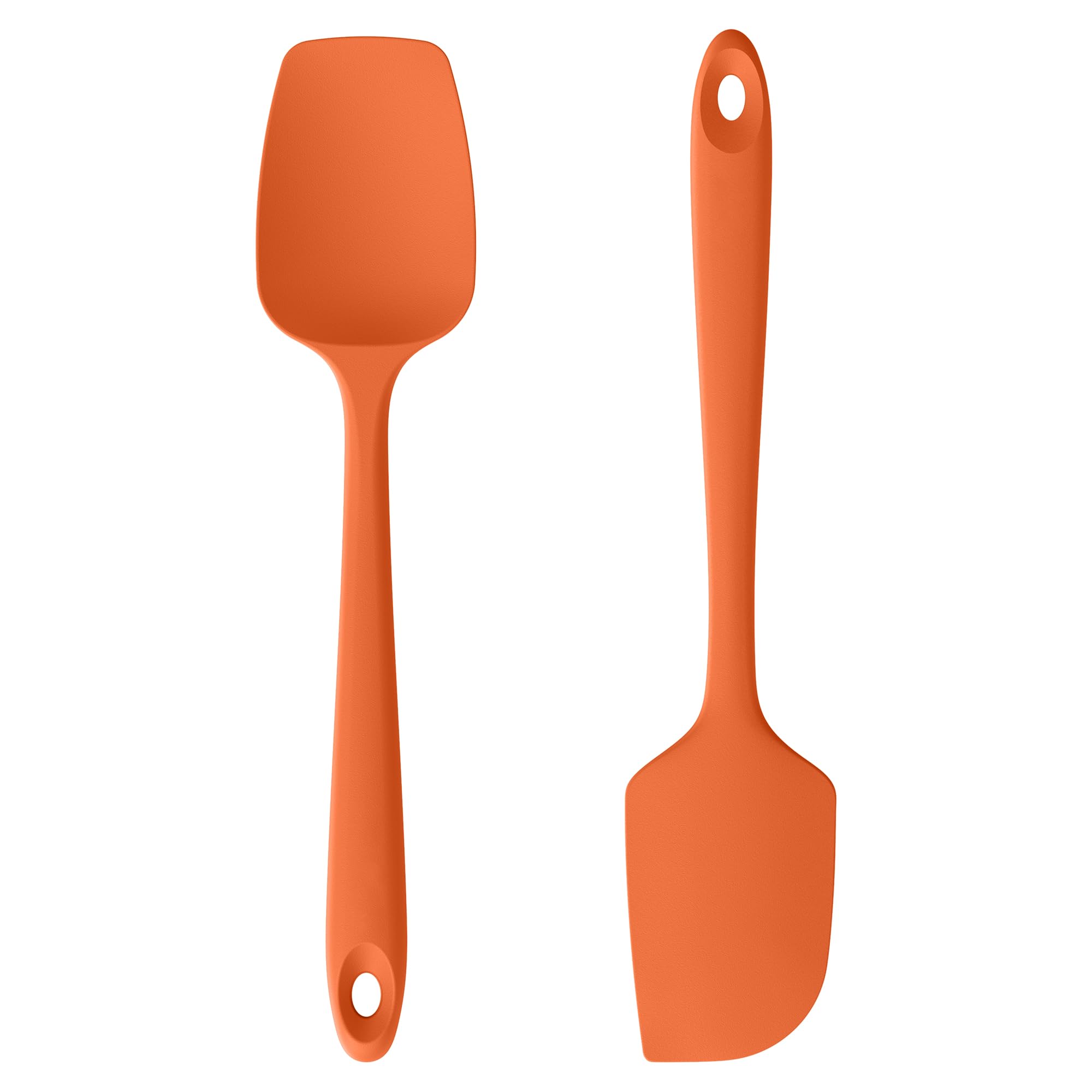 U-Taste Silicone Spatula Set of 2: 315℃ Heat Resistant Flexible Seamless Rubber Spoon Spatula