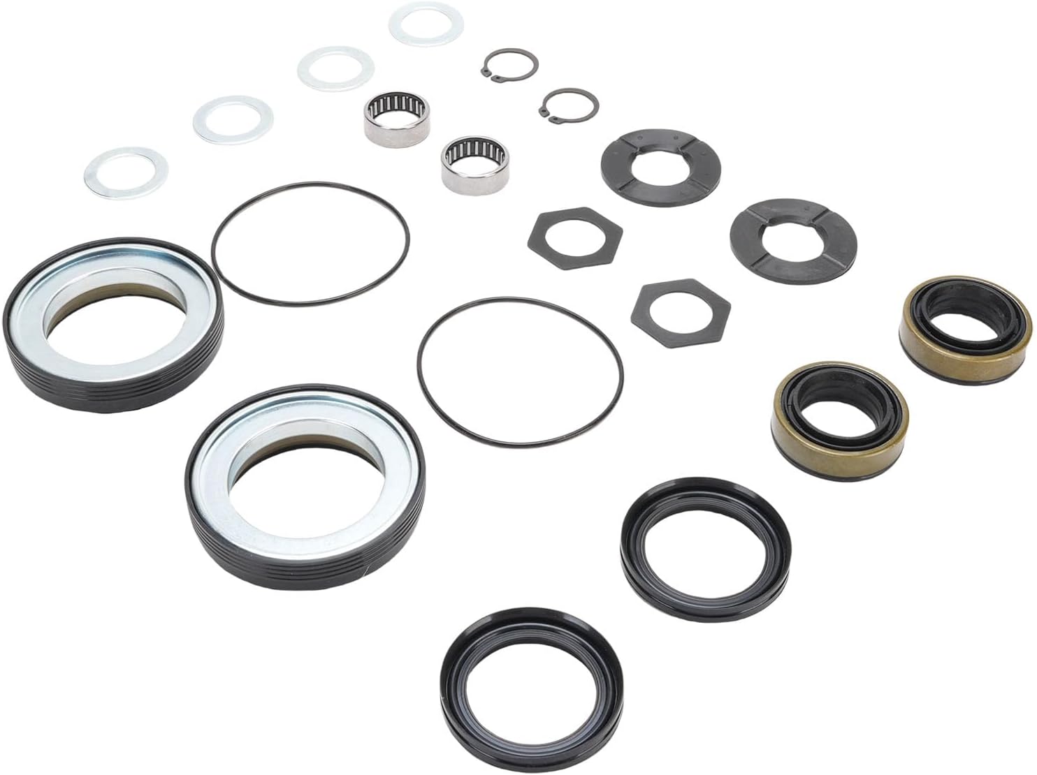Yoidesu 701166X, Outer Axle Dust Seal Internal Stamp Steel Stamp Simple Installation Aguar the Dip Ring Kit for the Front Axle
