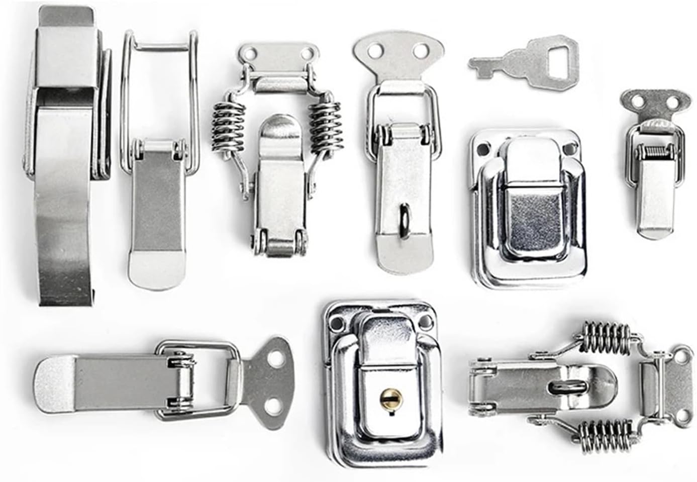 J108 キャビネットボックス バネ式ラッチキャッチトグル軟鋼ツールボックスロック 1個