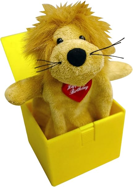 Amazon ヴォイス付きびっくり箱 Birthday Lion おもちゃ雑貨 おもちゃ
