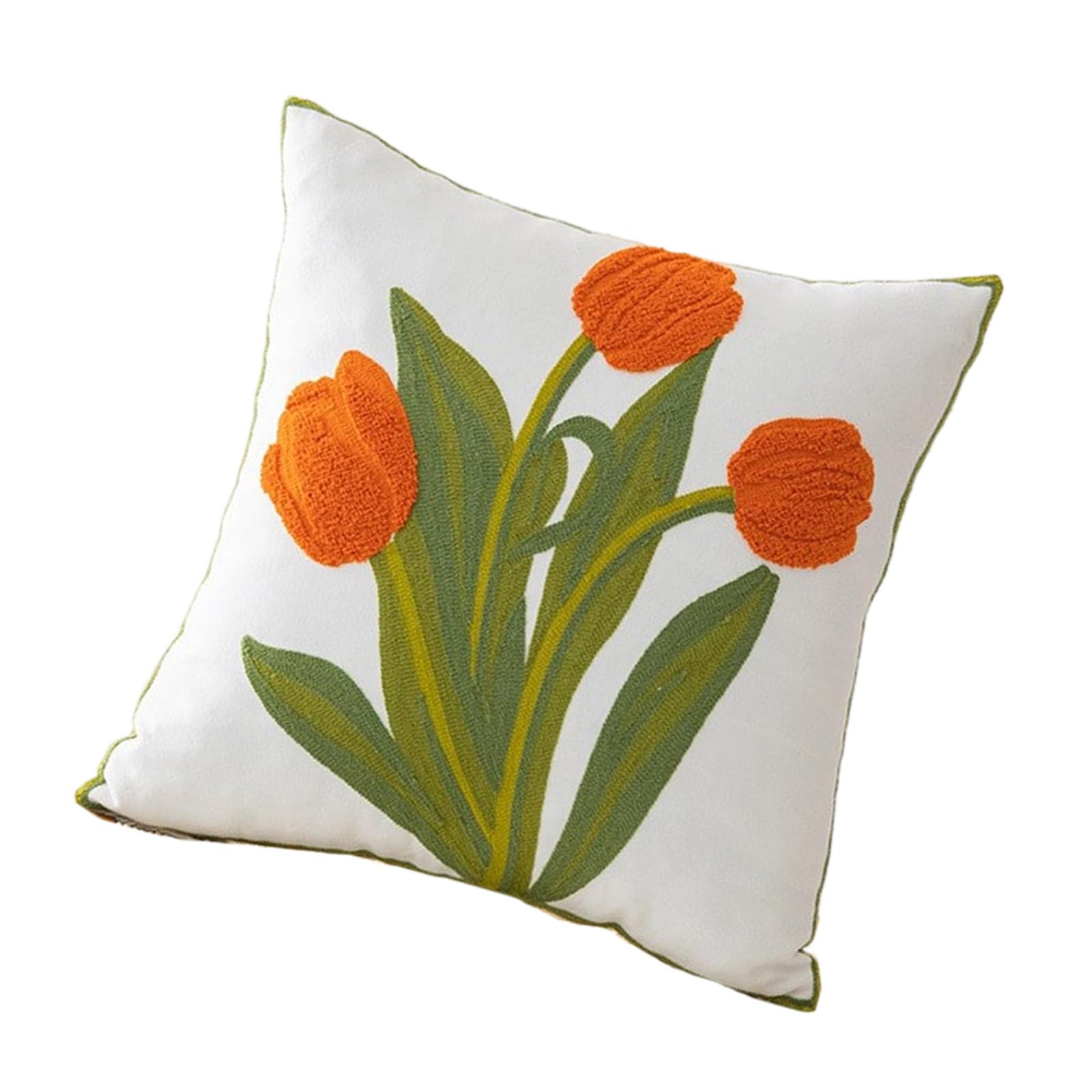 Nucelit Pillowcase Flower Pattern Cushion Slipcover Throw Pillow Case for Home Decoration and Comfortable Cushion Slipcover