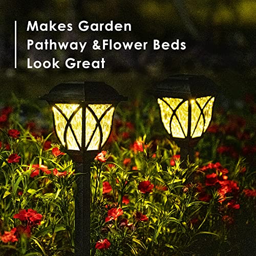 Image of Solpex Solar Pathway Lights Outdoor, LED Garden Lights, Waterproof Landscape Lights for Lawn, Patio, Yard, Walkway (6 Pack)