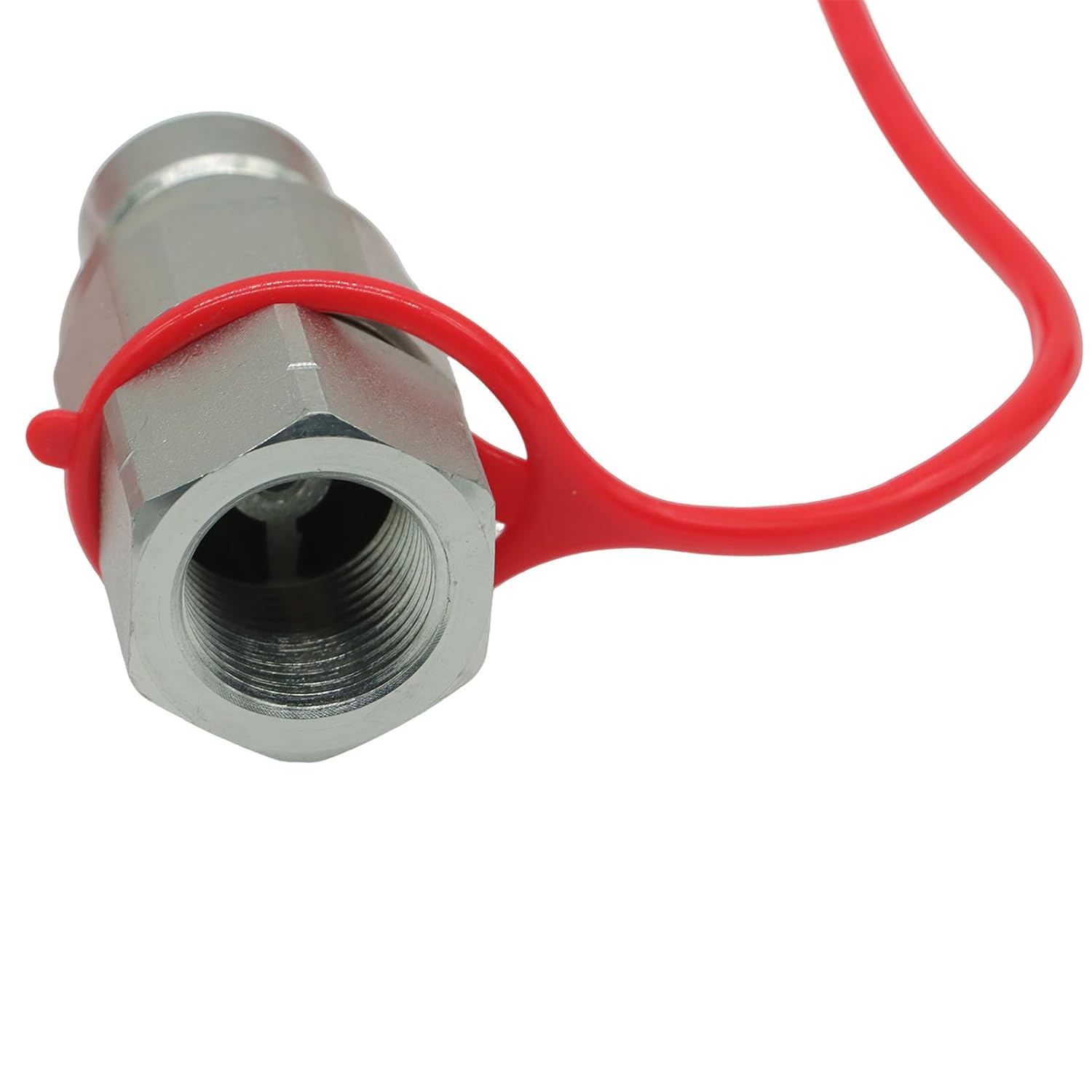 2 PCS 3/4" SAE Thread Skid Steer Flat Face Hydraulic Quick Connect Couplers Set Compatible with 325 328 773 863 MC90 MC110 RC100