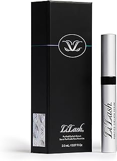 LILASH Purified Eyelash Serum to Grow Longer & Fuller-Looking Lashes - Eyelash Growth Enhancer, Safe for Use with Contacts, Lash Extensions, Sensitive Eyes - Vegan & Cruelty-free (2mL, 90-Day Supply)