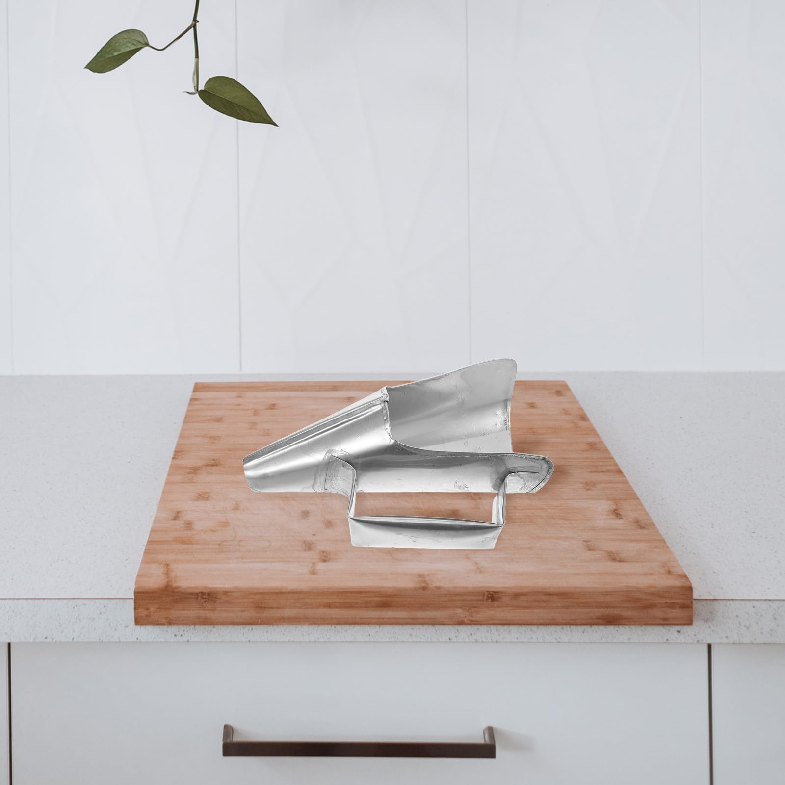 SHINEOFI Imbuto per Confezionare Artigli di Pollo Design Rapido in Ferro Argento per Imballaggio Alimentare con Bocca Larga e Base Stabile e Piccoli Alimenti