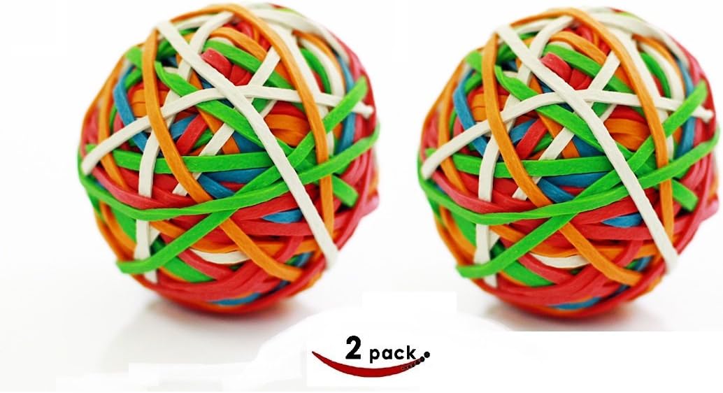 1InTheHome Rubber Band Ball"2 Pack"