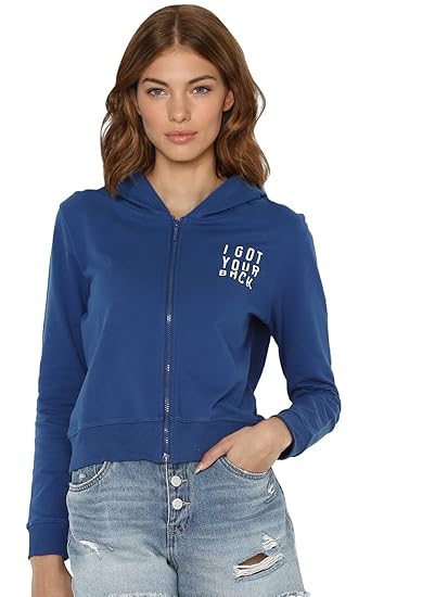 Women's Cotton Hooded Neck Sweatshirt