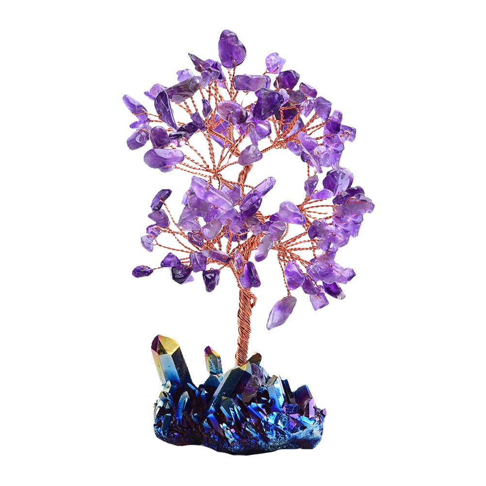 1pc Delicate Exquisite Crystal Tree Decor Feng Shui Tree Decor Fortune Tree Adornment