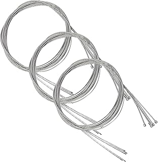 VIDELLY 20 Pieces Bike Cable Shifter Cable, Bicycle Cables Shift Cables Stainless Steel Bike Derailleur Cable for Mountain Bike and Road Bike
