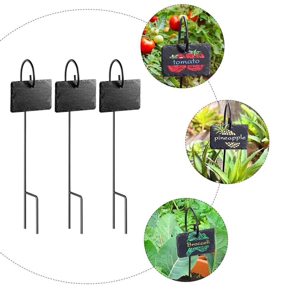 Cabilock 1ensemble Étiquettes De Jardin Artisanal Lot De Marqueurs Pour Plantes Étiquettes Classificatives Imperméables Pour Fleurs Et Jardins