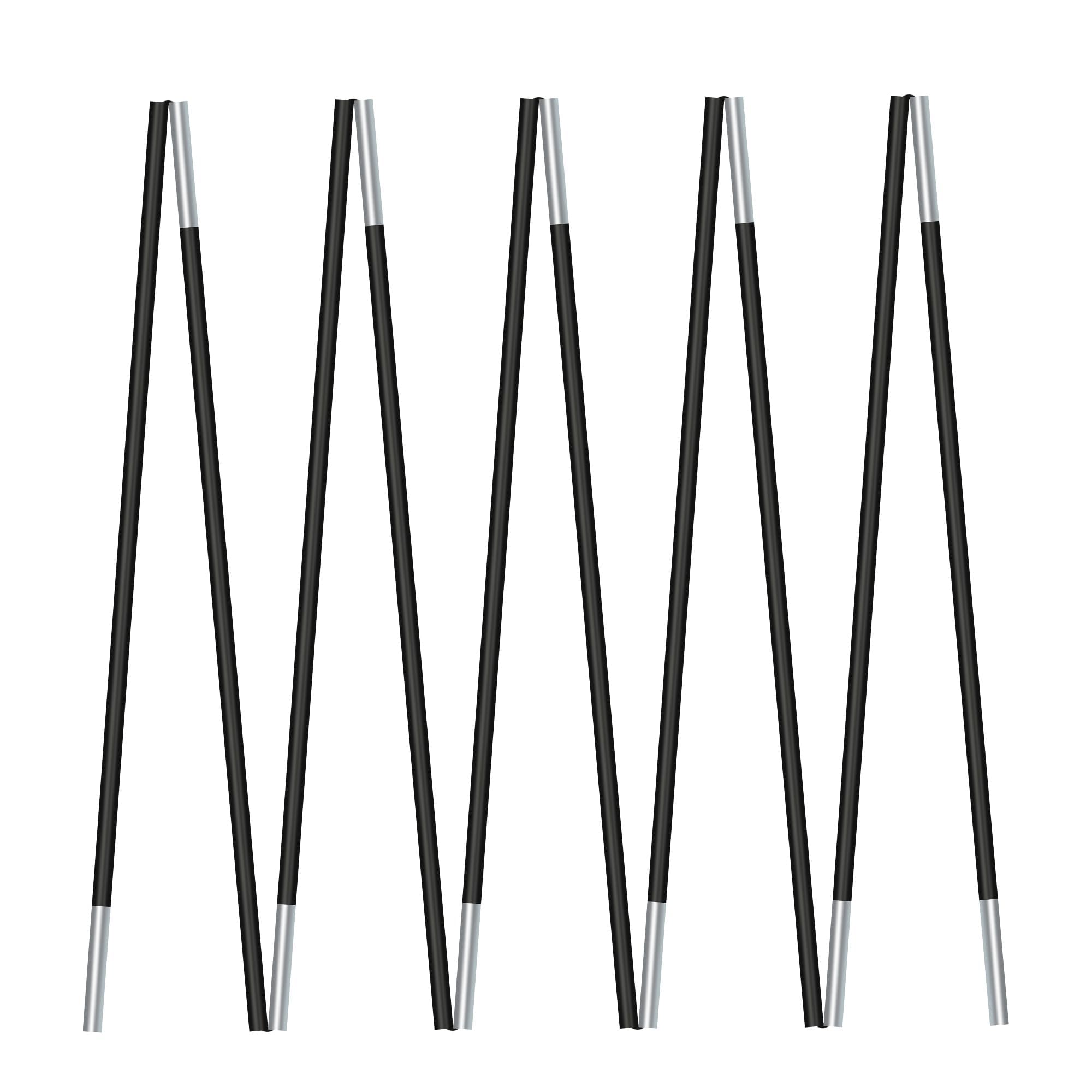 ORIENGEAR Batting Cage Poles Replacement 26.9 ft, Lightweight Batting Cage Fiberglass Pole Repair Kit, Diameter 12.7mm