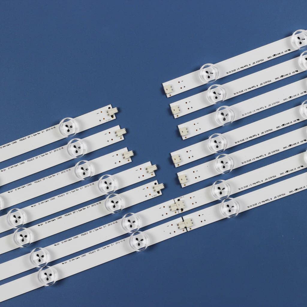 Lot de 14 Barres LED for Innotek POLA2.0 55 Pola 2.0 RL 55LN5750 LA62M55T120V12 55LN5758 55LN5600 NC550DUN-SAAP1 55LN5710 55LN575V
