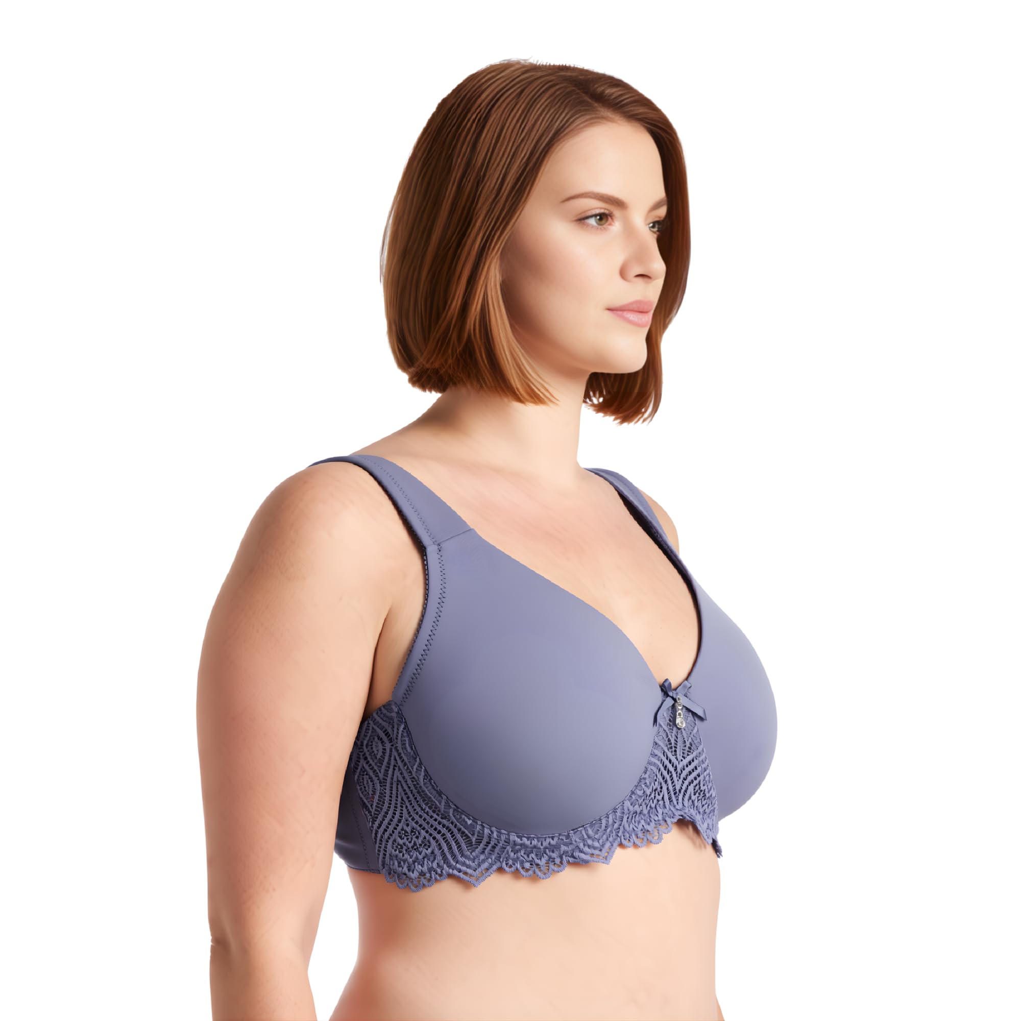 Curve Muse Sin Forro Aros Cordón Sostén con Acolchado Hombro Correas | Tirantes Acolchados, Acolchado, Nailon, Elastano, Elástico