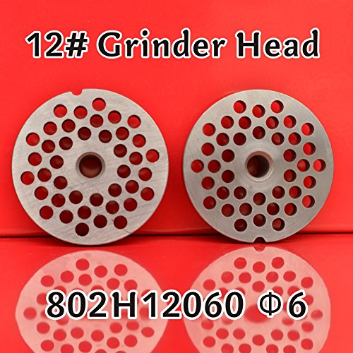 Hakka #12 Stainless Steel Meat Grinder Cutting Plates (?6&?6)
