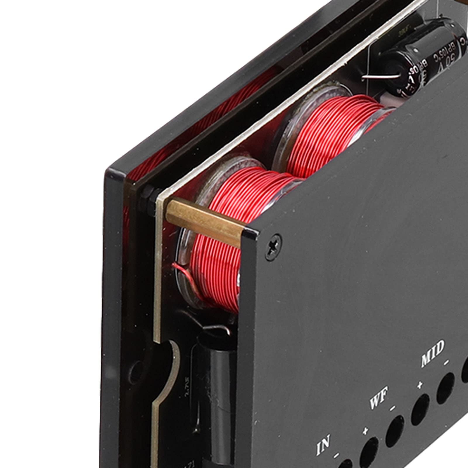 Divisore Frequenza Altoparlante 3 Vie 300W Nero Universale, Crossover Audio Filtro per Sonoro Auto, Dissipazione Termica ABS