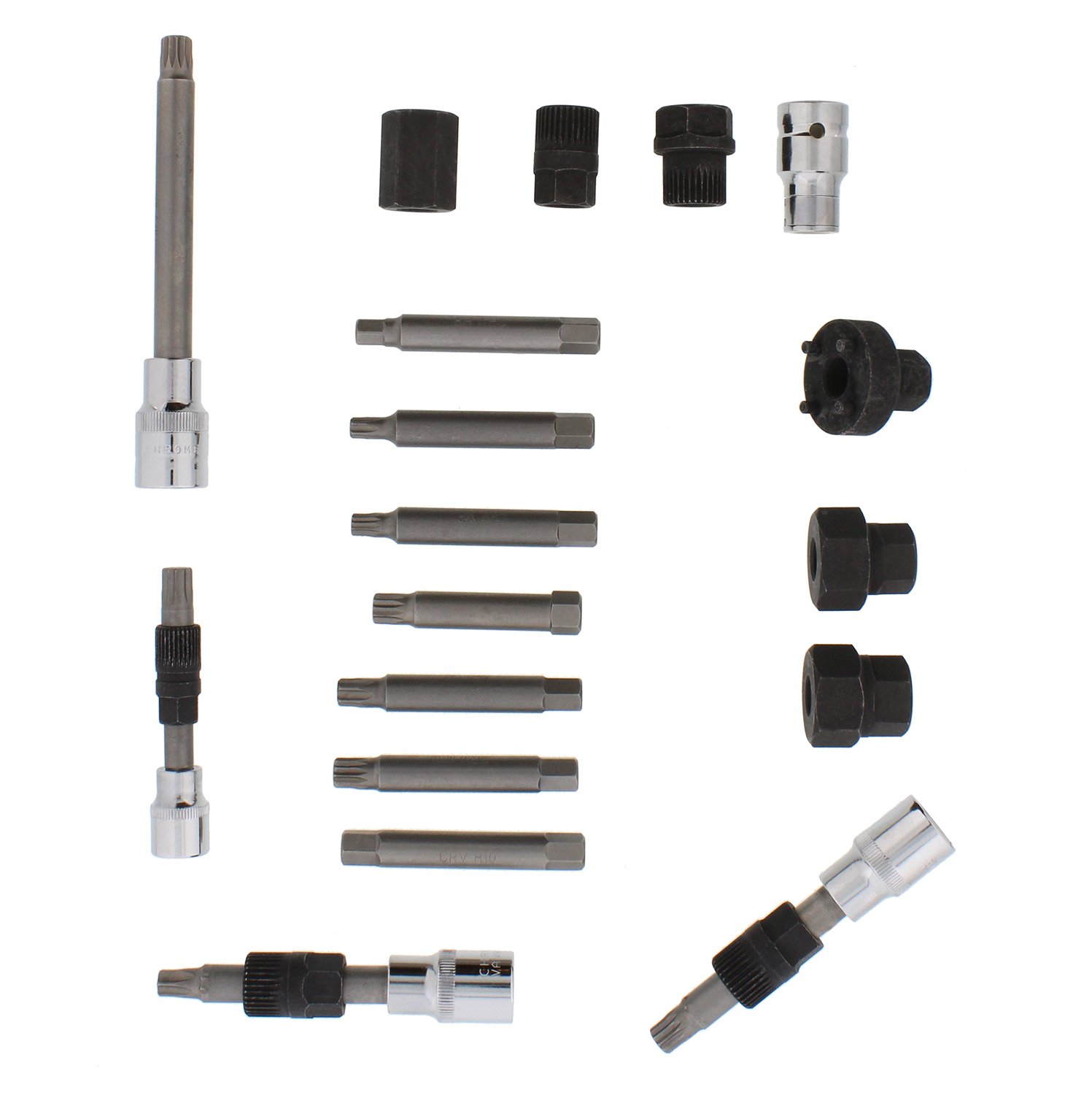 ABN Alternator Pulley Service Decoupler 18Piece Insert Bit Socket Set Tool Kit Car Pulley