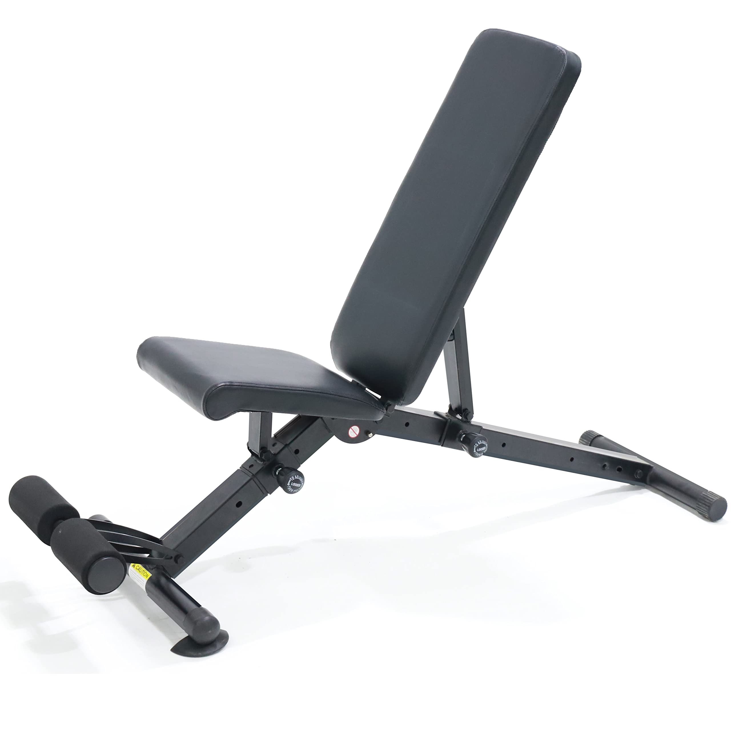 YALLA HomeGym Heavy-Duty Adjustable Bench (350KG Maximum Weight Capacity) Exercise Bench, Non-slip Rubber Legs, Incline Flat Decline Bench for the best exercises at your home