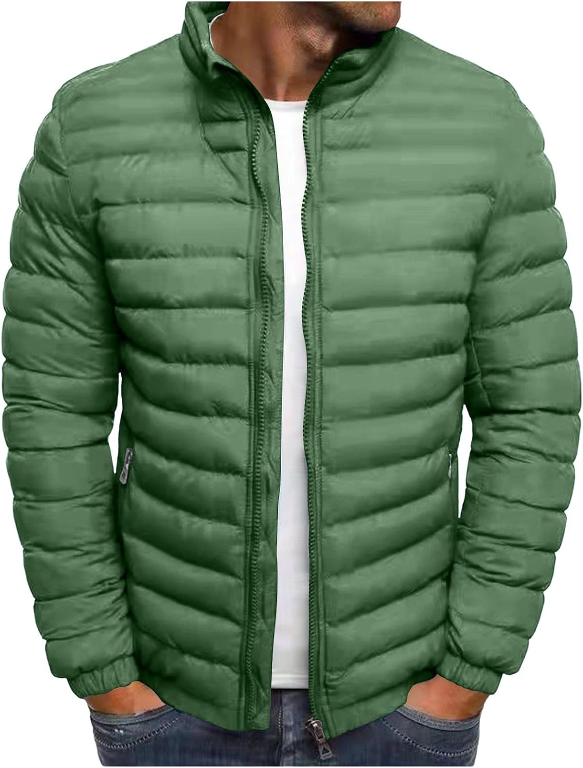 Générique Doudoune Legere Homme Sans Capuche Doudoune Homme Hiver Blouson Hommes Hiver Chaud Oversize Manteau Legere Hommes Veste Grande Taille Comfortable Vestes Automne Blousons Automne Hiver 2025