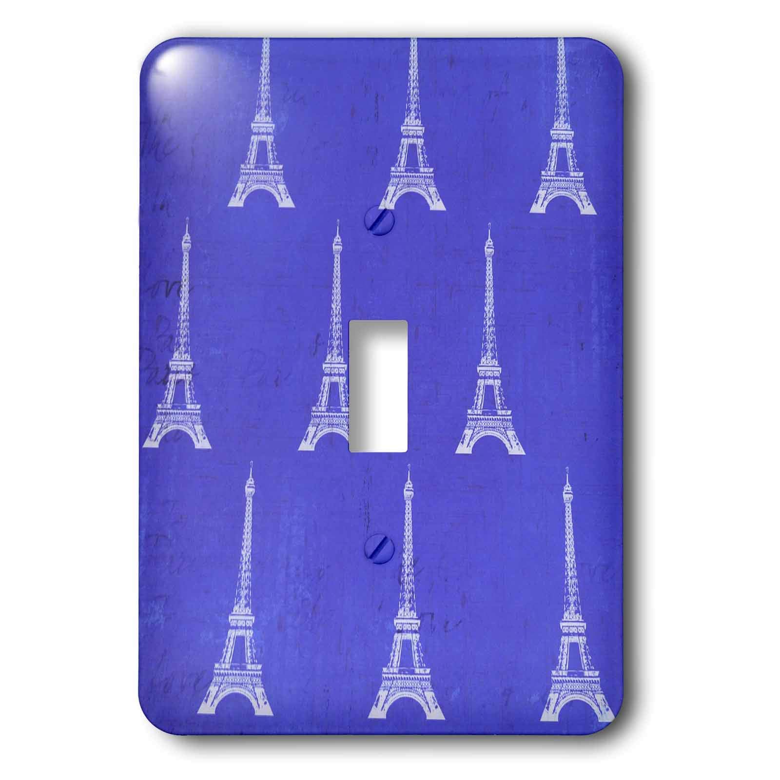 Interrupteur à baïonnette Tour Eiffel violet, cadeau idéal déco Paris