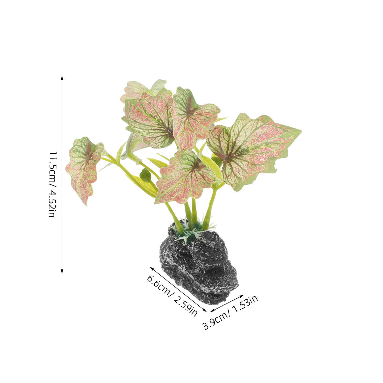 Parliky Artificial Aquarium Plant Ornament Decorative Reptile Climbing Plants Fish Tank Decoration