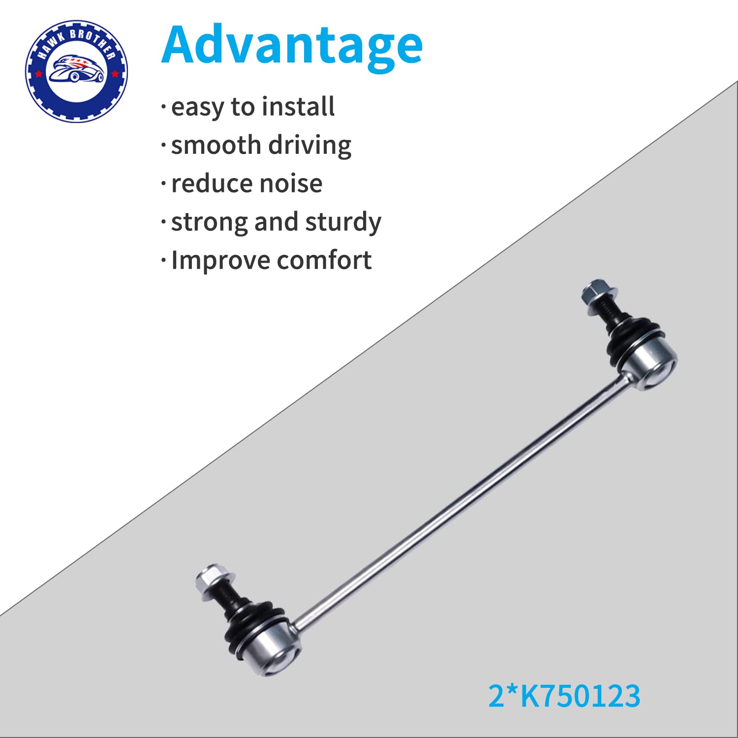 Front Stabilizer Sway Bar End Links Kit For Toyota Camry 2007-2017 & Lexus ES 2013-2018