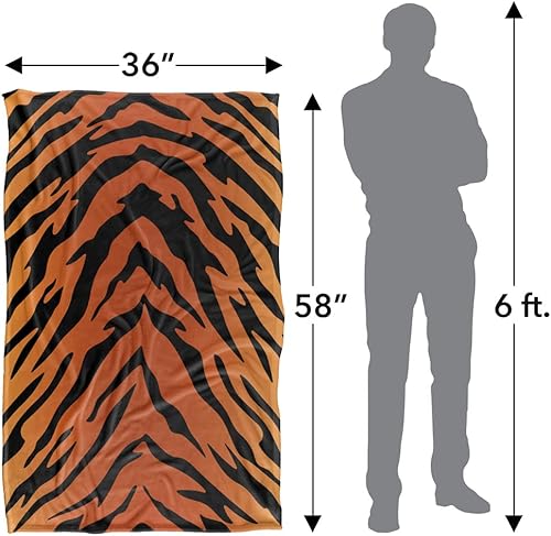 Miniatura 5 de LOGOVISION Tiger Print Silky Touch Super Soft Throw Blanket 36" x 58"