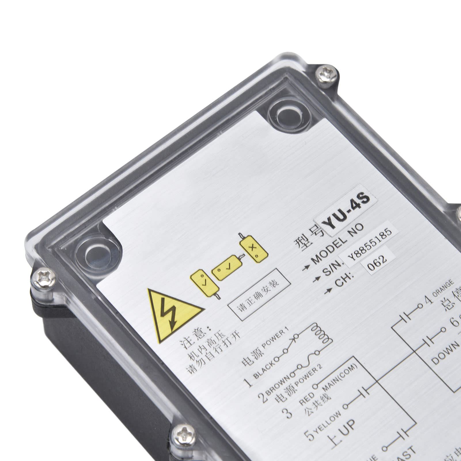 Telecomando per Gru di Sollevamento, Kit Trasmettitore Radiocomando per Paranco Elettrico a Canale Industriale a Maniglia Singola, Telecomando per Gru Senza Fili per Gru di Sollevamento(DC 24V)