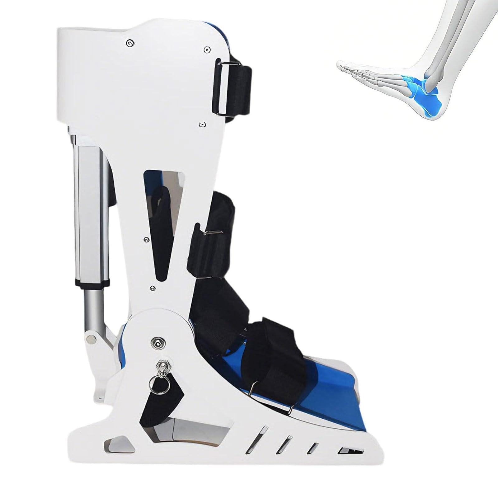 Allenatore Articolare alla Caviglia, Attrezzatura Allenamento Intelligente Riabilitazione Caviglia Unisex, Angolo Regolabile, Design Ergonomico per Recupero Post-Ictus e Lesioni Articolari