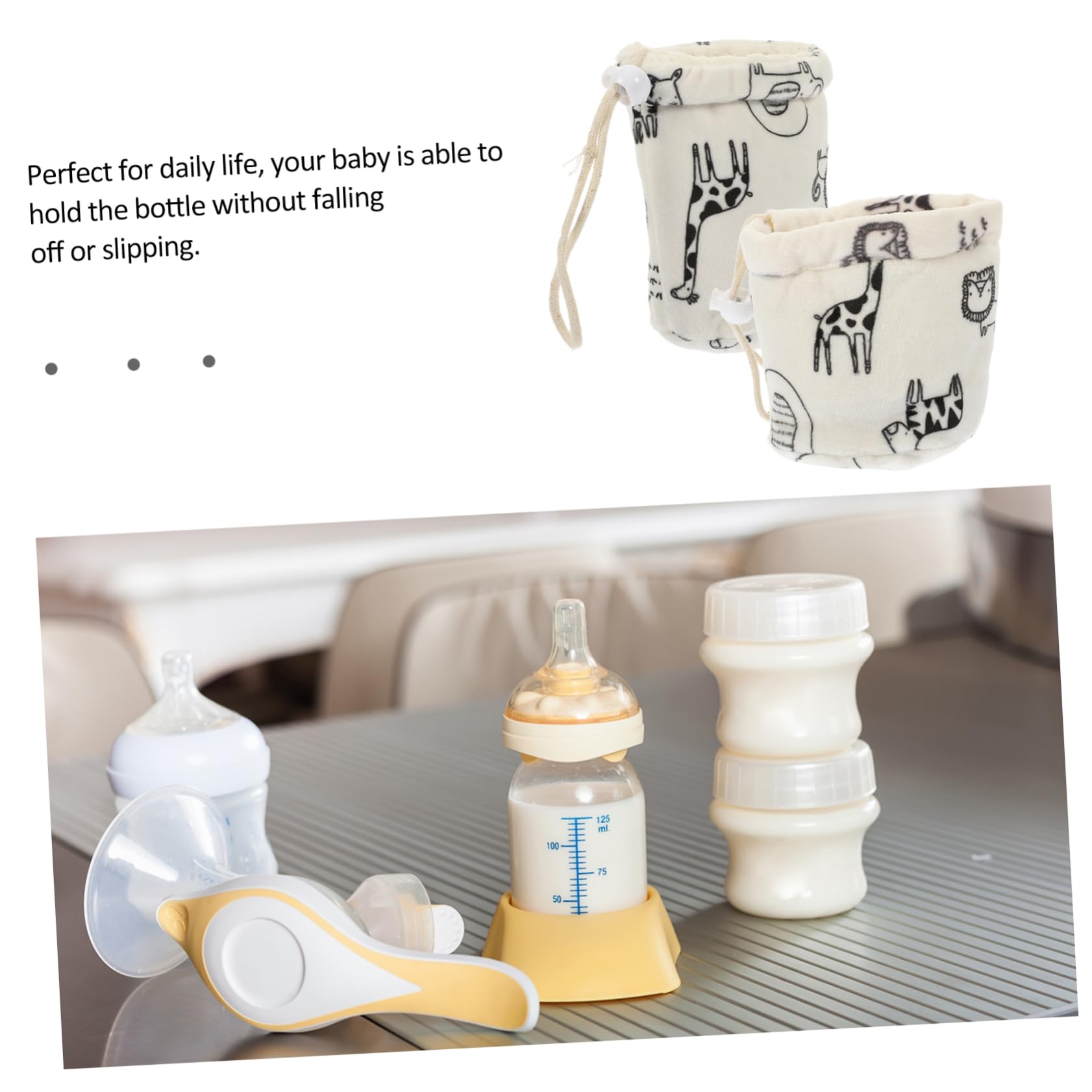 ORFOFE 6stücke Babyflaschen-schutzhüllen Anti-Fall Und Isolier-Sleeves Für Standard-babyflaschen Passend Für Wiederverwendbar Und Schadstofffrei