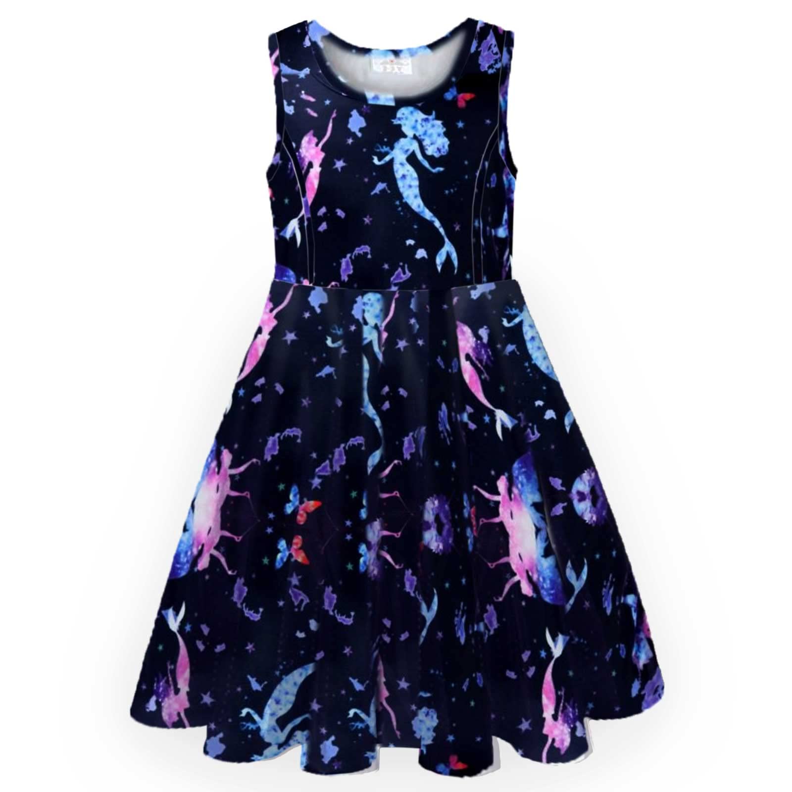 VIKITA Girls Dresses Sleeveless Summer Girls Clothes Sundress for Kids 2-12 Years