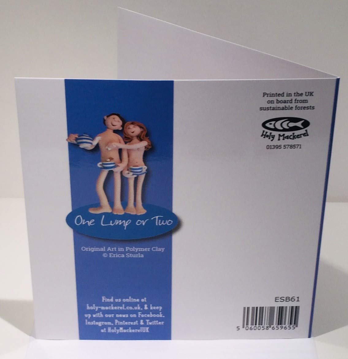 Queen 100th Birthday Card For Her - Funny Royal Celebration Card By Erica Sturla (15cm Square)