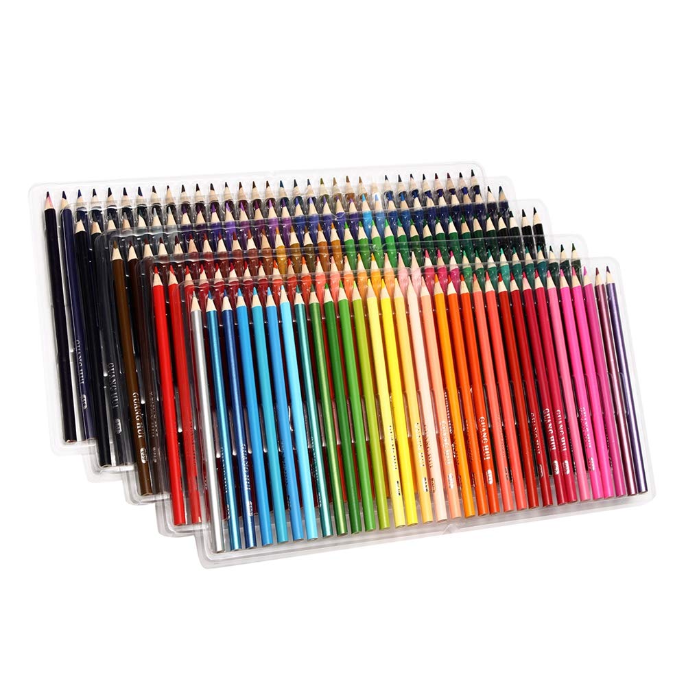VIDOO 120/136/160 Farben Bleistifte Set professionelle Künstler Malerei Bleistift für Zeichnung Skizze Kunst Briefpapier - 160 Colors