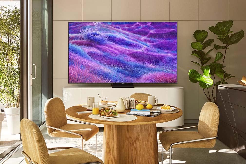 Samsung Neo QLED 4K QN80F 50 Zoll (125 cm) Mini LED Fernseher, NQ4 AI Gen2 Prozessor, Quantum Matrix Technology Core, 4K Upscaling, Dolby Atmos, Knox Security, Samsung Vision AI Smart TV