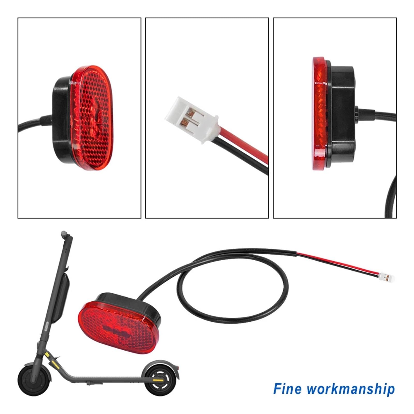 Feu Arrière D'origine Pour Scooter électrique Ninebot E25 E45 E22D, étanche, Signal De Sécurité, Avertissement, Pièces De Lampe De Einage