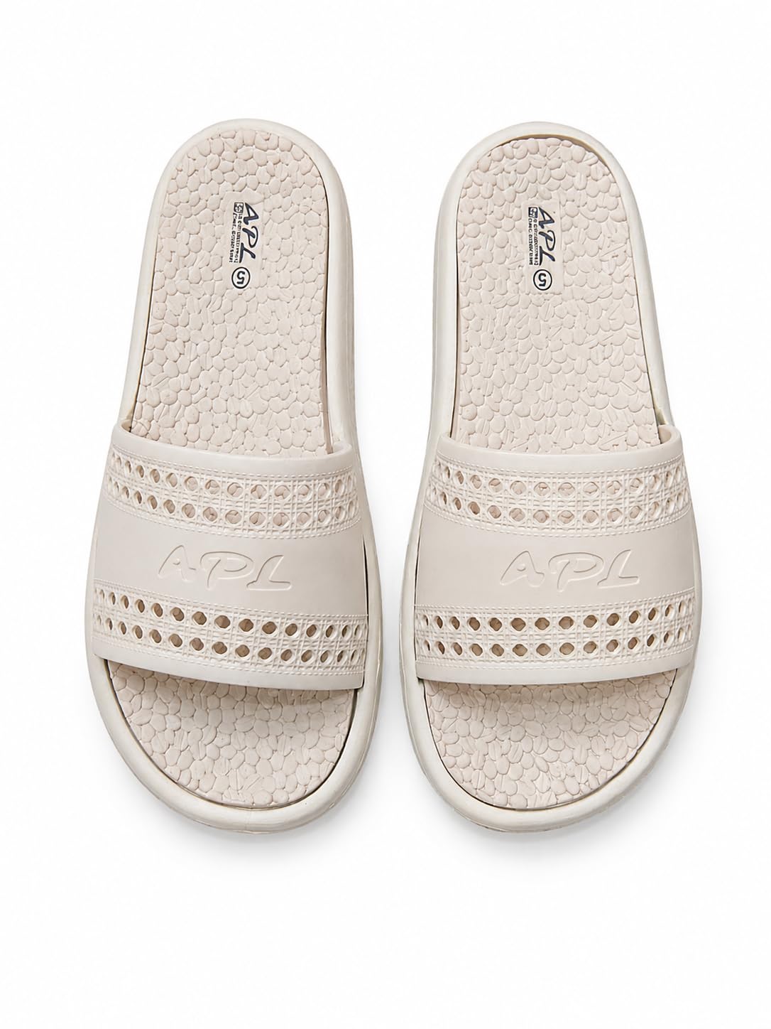 Women's Slide Slippers, Beige, Size 5-image-39