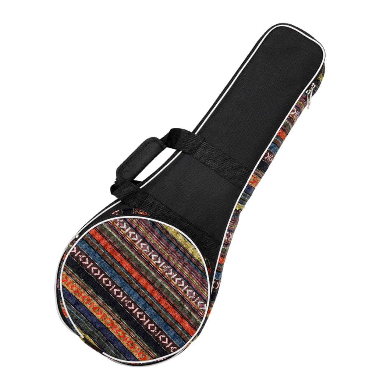 Alipis Zaino Mandolino Imbottito Nazionale con Manico Comfort e Ampia Tasca Frontale Custodia Strumento Musicale per Viaggi Borsa Doppia Spalla Elegante e Funzionale per Musicisti