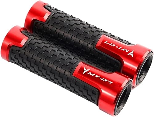 Accesorios de motocicleta Manillar CNC PVC Grips Compatible con MT07 MT 07 2016 2017 2018 2019 2020 Mango Grip